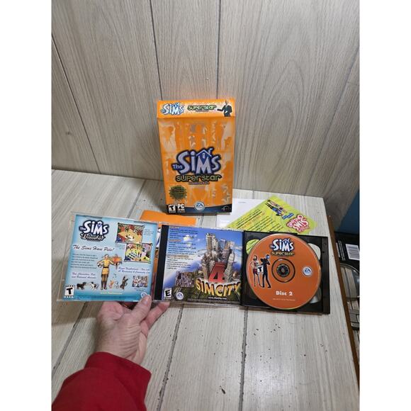Vtg 2003 The SIMS Superstar Expansion Pack PC CD Rom Game Complete In Box - Picture 9 of 13